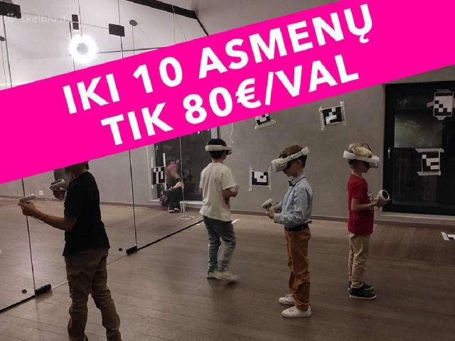VR kambarys vaikų gimtadieniams