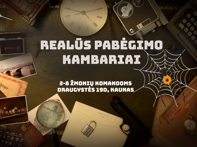 Pabėgimo kambarių katalogas Kaune