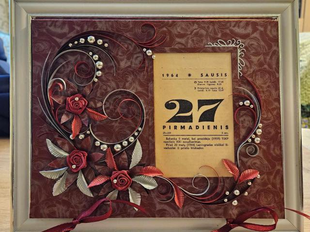 kalendoriaus lapeliai įvairioms progoms 1935- Iki dabar....