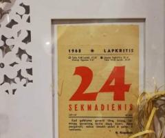 kalendoriaus lapeliai įvairioms progoms 1935- Iki dabar....