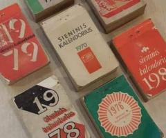 kalendoriaus lapeliai įvairioms progoms 1935- Iki dabar....