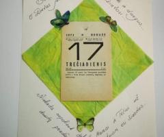 kalendoriaus lapeliai įvairioms progoms 1935- Iki dabar....