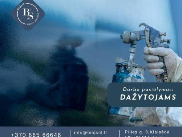 Ieškome dažytojų darbui Olandijoje.