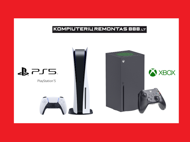 Xbox, Sony PlayStation konsolių remontas Vilniuje, Šeškinėje [Taisykla]