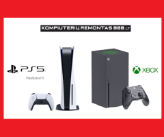 Xbox, Sony PlayStation konsolių remontas Vilniuje, Šeškinėje [Taisykla]