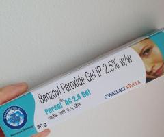 Benzoyl peroxide gelis DUAC