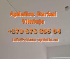 Apdailos darbai Vilniuje - Vidaus-apdaila.eu