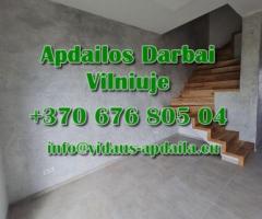 Apdailos darbai Vilniuje - Vidaus-apdaila.eu