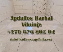 Apdailos darbai Vilniuje - Vidaus-apdaila.eu