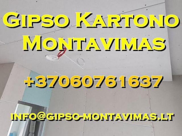 Gipso kartono montavimas - gipso-montavimas.lt