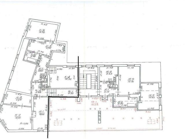 Parduodami du butai vienas šalia kito kurių bendras plotas 81,06 kv.m. Bokštų g.