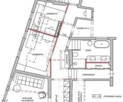 Parduodami du butai vienas šalia kito kurių bendras plotas 81,06 kv.m. Bokštų g.