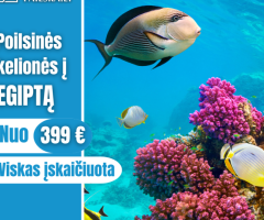 NEPERMOKĖK UŽ KELIONĘ! PIGIOS KELIONĖS! PASKUTINĖ MINUTĖ!