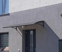 STOGELIŲ gamyba ir montavimas virš DURŲ, BALKONŲ, GARAŽŲ, TERASŲ