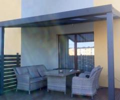 Aliuminio stoginės su integruota vandens nubėgimo sistema