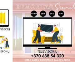 Televizorių ir kitos video technikos remontas Širvintose, Ukmergėje