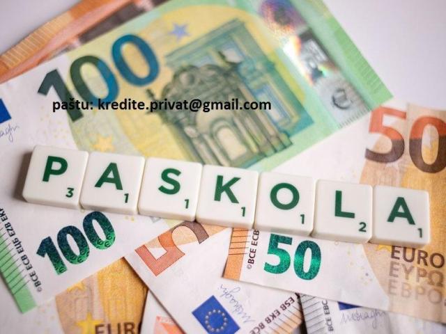 Greita paskola nuo 1 000 € iki 500 000 000 € per 24 valandas.