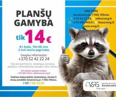 Planšetų gamyba ir spausdinimas! 24/7  VILNIUS