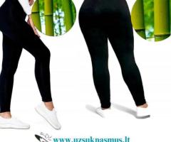 Bambukinės tamprės ilgos, 3/4 ir 7/8 ilgio tamprės (S–5/6XL)