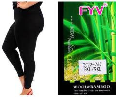 Bambukinės tamprės ilgos, 3/4 ir 7/8 ilgio tamprės (S–5/6XL)