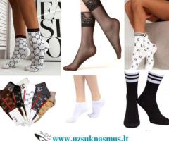 Kojinės, pėdutės moterims, vyrams