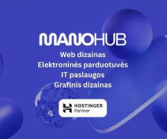 Profesionalių svetainių ir el. parduotuvių kūrimas | Manohub