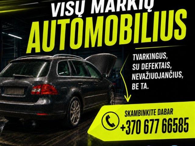 Superkame automobilius visoje Lietuvoje