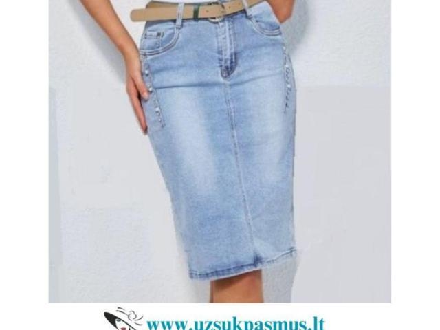 Džinsinis sijonas nuo 26 iki 30 dydžio