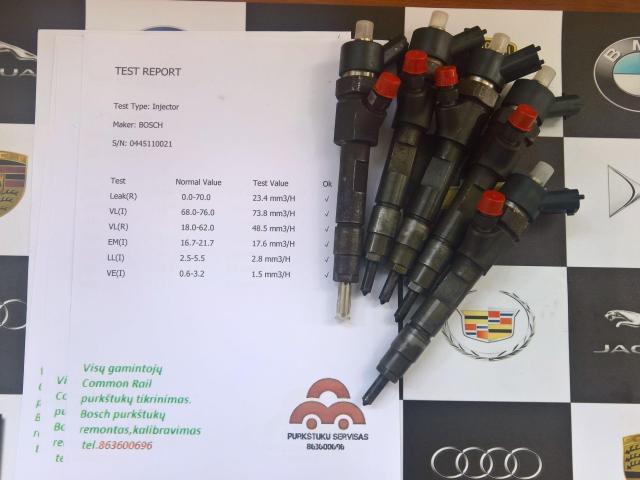 Kuro purkštukai Opel,Renault,Nissan 1,9d. 0445110021