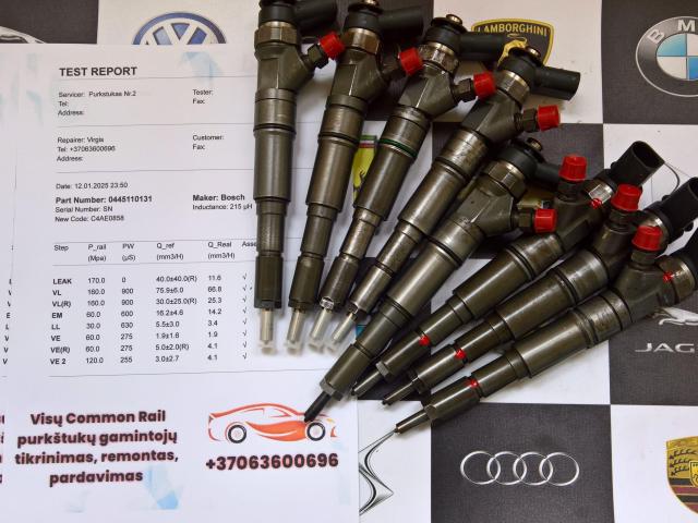 Kuro purkštukai Bmw 320d,330d,530d,730d,X5.0445110131 ir 0445110080