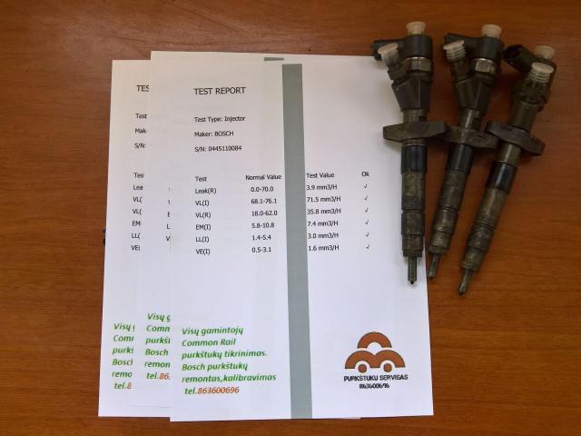 Kuro purkštukai Renault-Laguna 2,2d,Espace 2,2d,Vel Satis 2,2d,Avantime 2,2d.0445110084